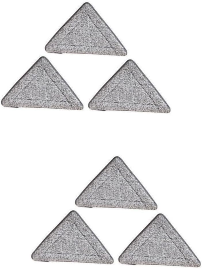 6pcs Chenille Mop Replacement Pads for Hardwood Tile Marble Cleaning