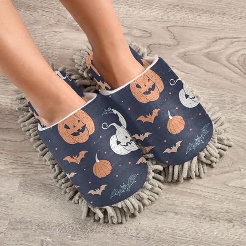 Zhirexin Mop Slippers with Microfiber Pads for Home Cleaning