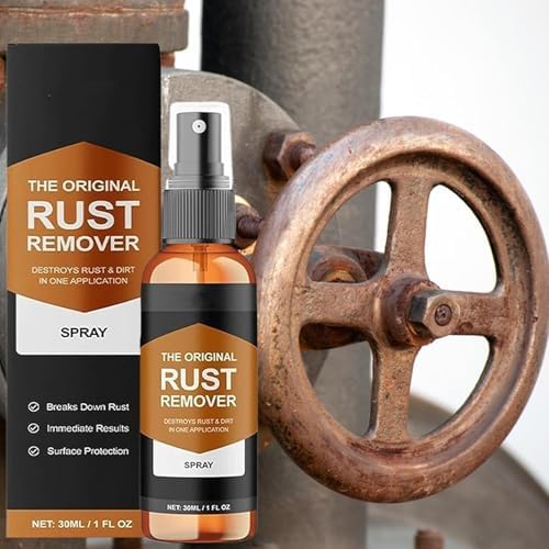 Car Rust Remover Spray 30ml for Metal and Concrete Cleaning