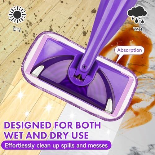 6 Pack Reusable Mop Pads for Swiffer WetJet 1