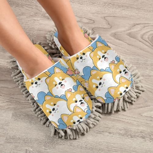 Zhirexin Microfiber Mop Slippers for House Cleaning