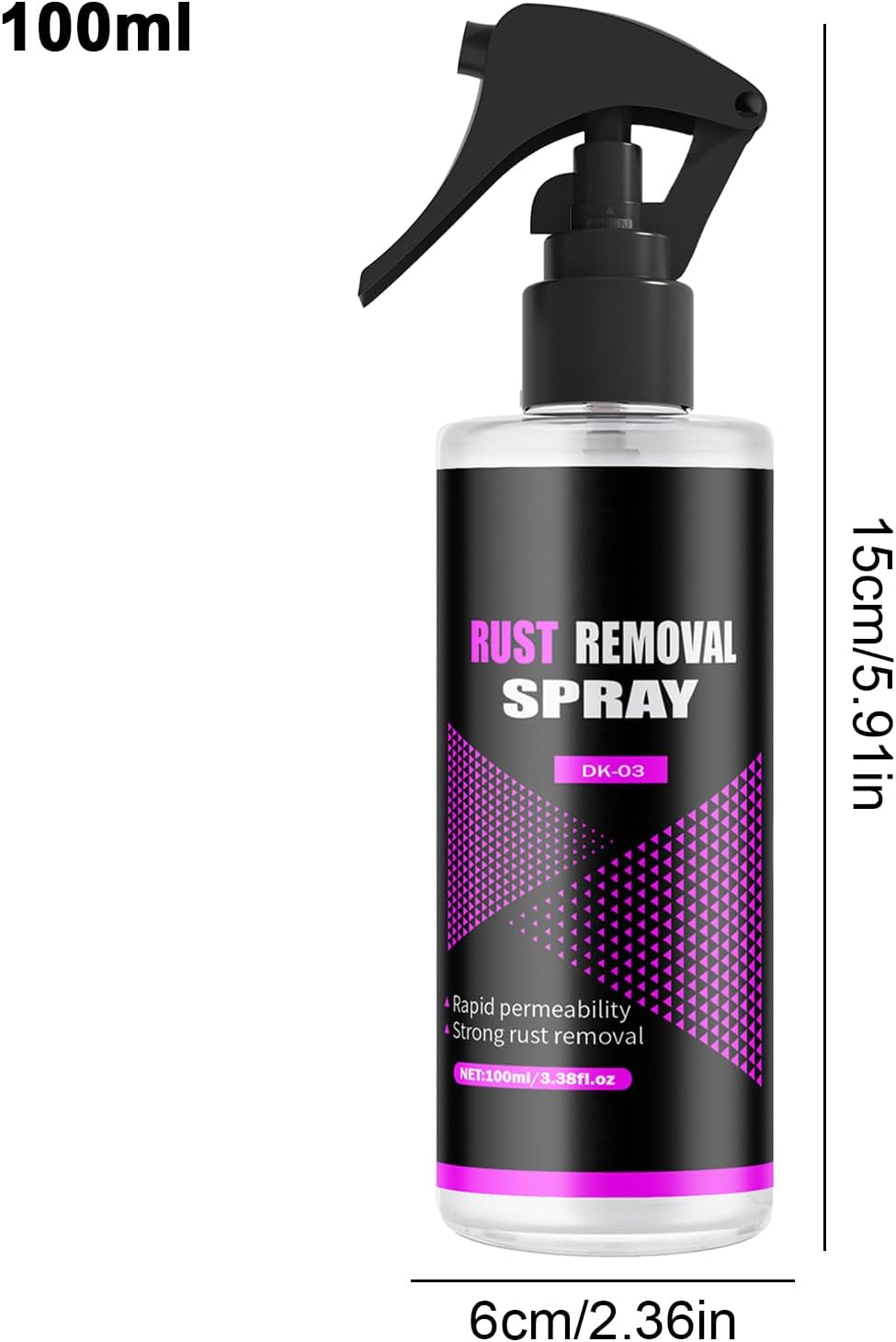 Rust Remover Spray - 100ml Vehicle Marine Cleaner