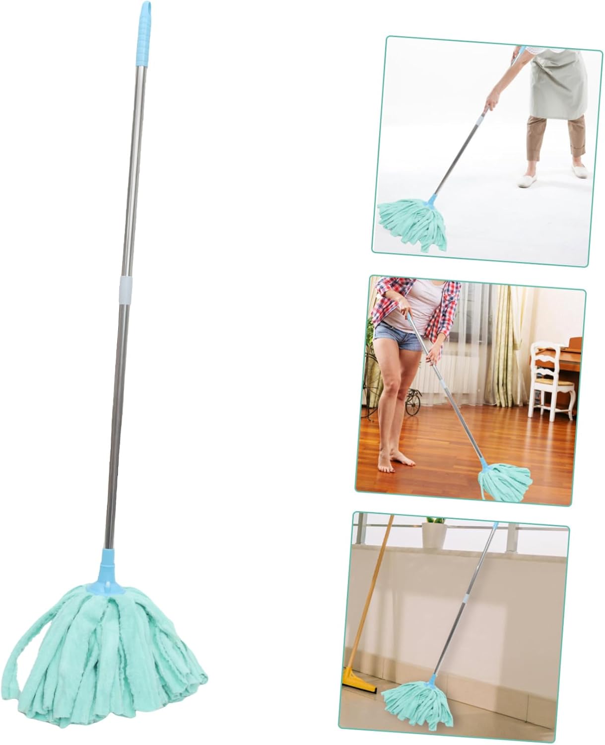 PACKOVE Reusable Mopping Head for Wood Tile Marble
