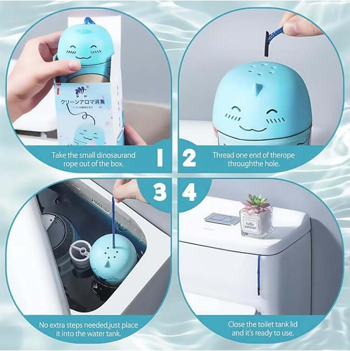 Toilet Wonder Clean Fresh Dinosaur Shaped Cleaner