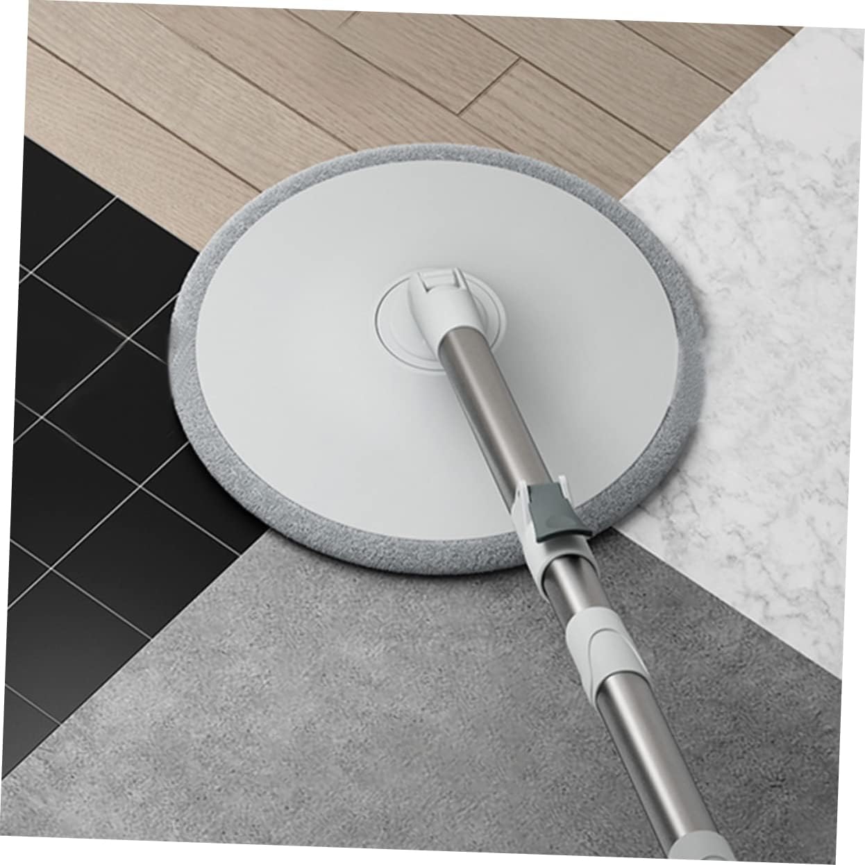 2pcs Round Mop Head Refill - Soft and Absorbent