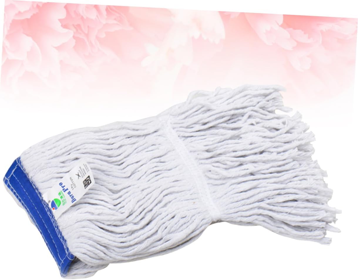 PACKOVE 1Pc Cotton Mop Head Replacement for Tile Wood and Bathtub Cleaning