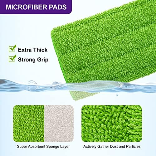 8 Pack Reusable Mop Pads for Swiffer Wet Jet Mops