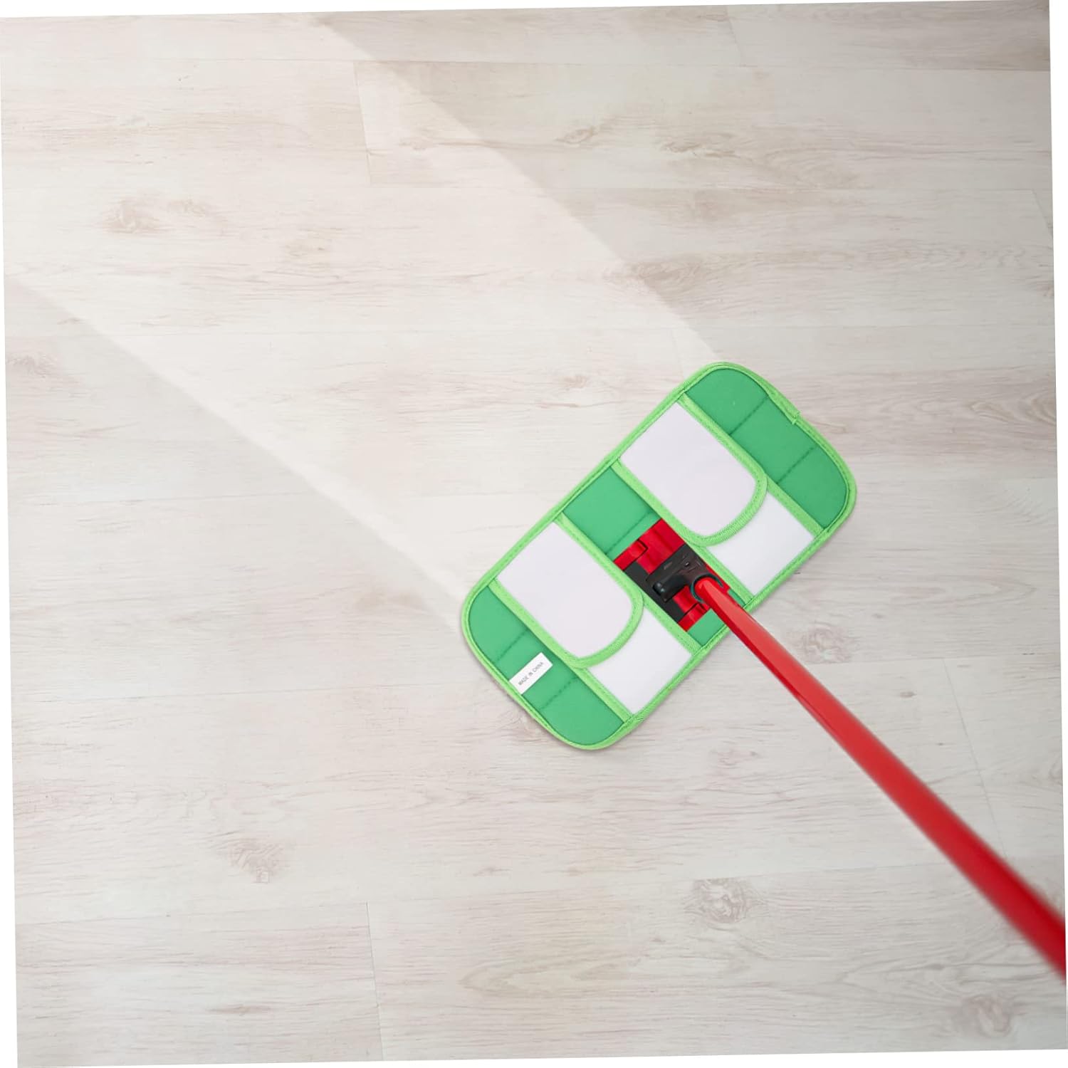 2pcs Reusable Fiber Mop Pads for Hardwood and Smooth Floors