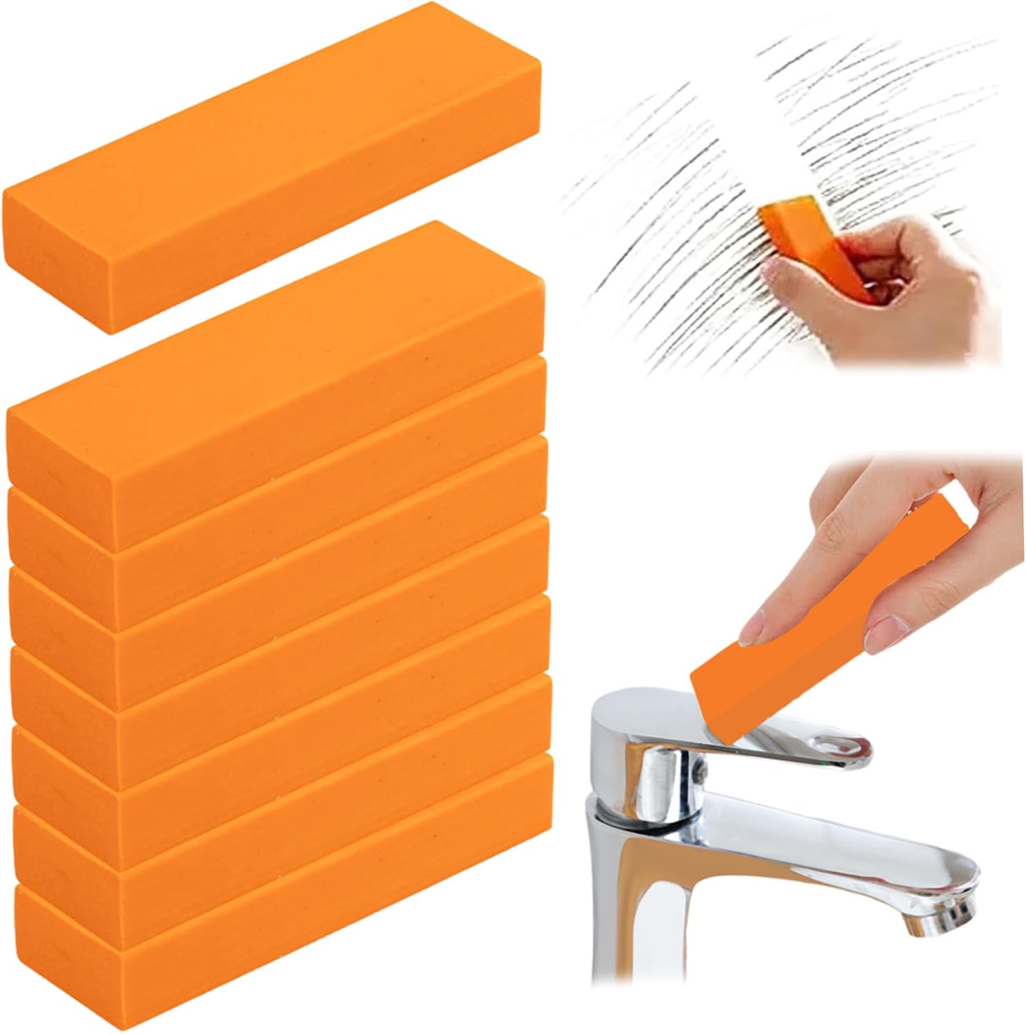 KYEQATY 8PCS Stainless Steel Scratch Remover Set 1