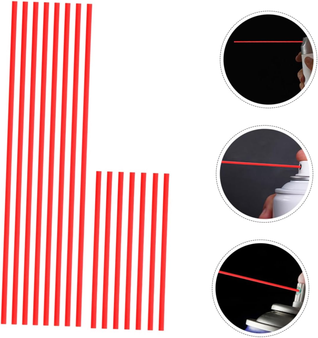 Ciieeo 40pcs Rust Remover Spray Can Tubes with Long Nozzle