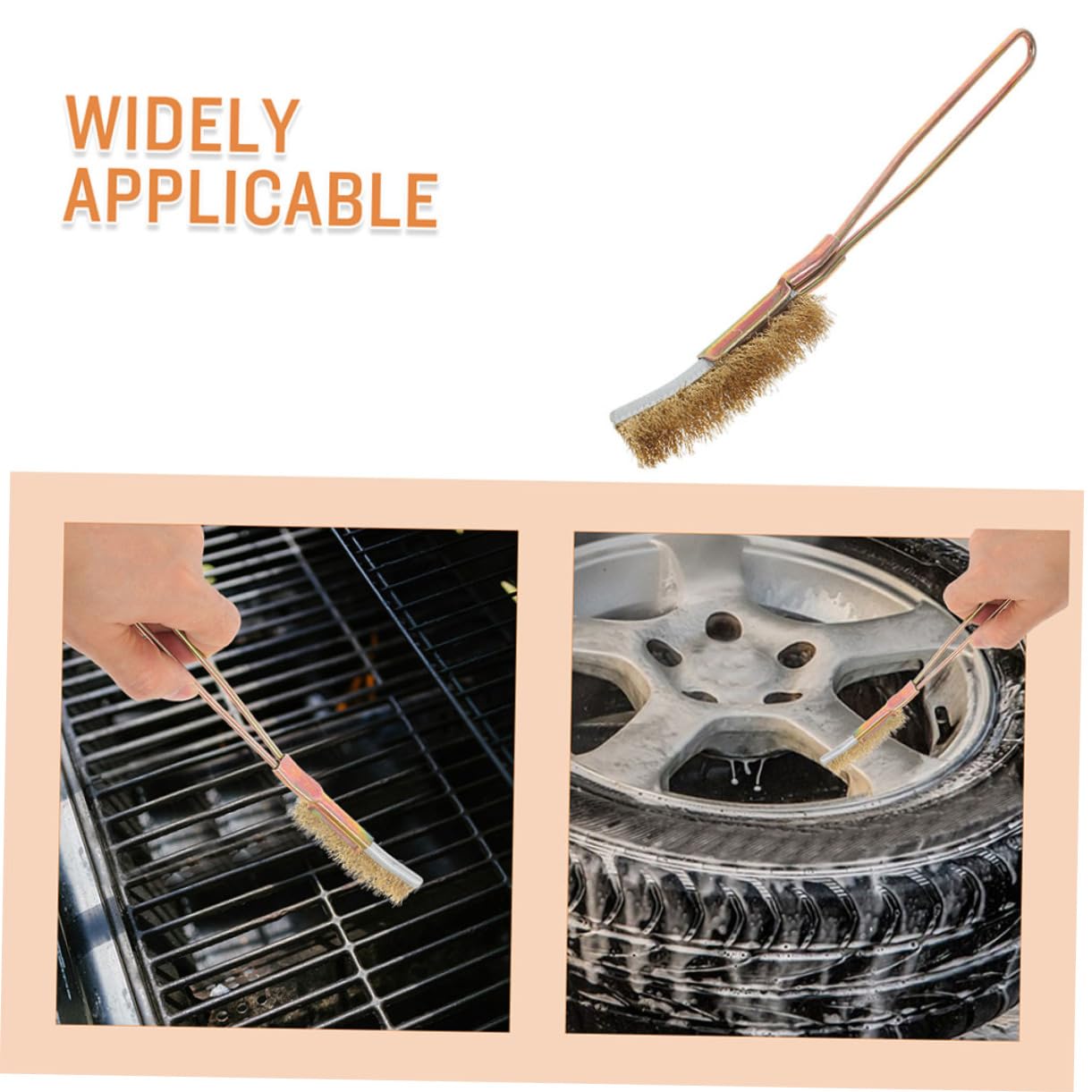 Hemobllo 3pcs Wire Brush for Rust Cleaning