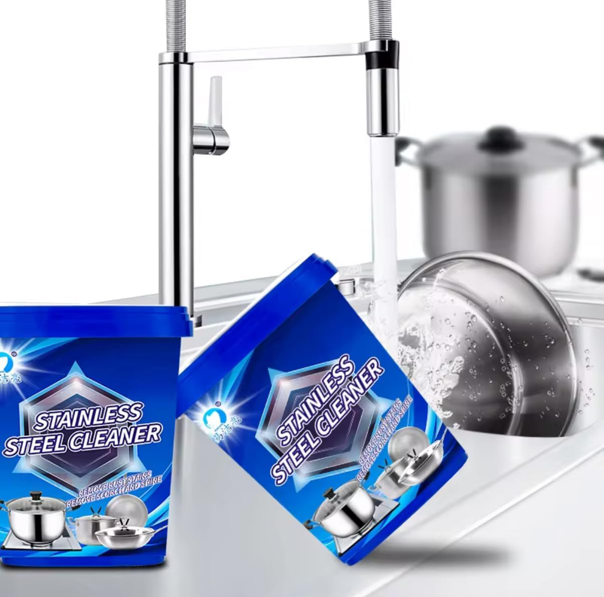 Stainless Steel Cleaner Paste 500g - All Surface Polish