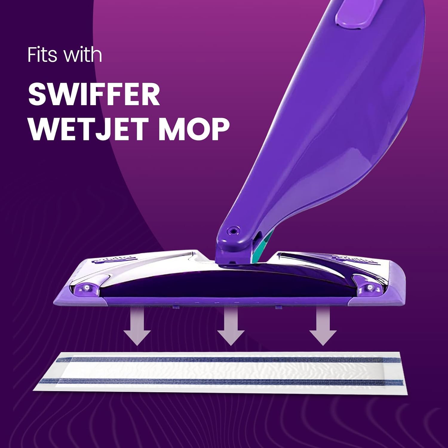 48 Pack Swiffer WetJet Replacement Pads - Heavy Duty Mopping Cloths