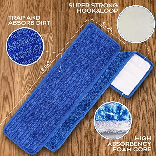 L Luke Supply Matthew 18 Microfiber Mop Pads 3 Pack