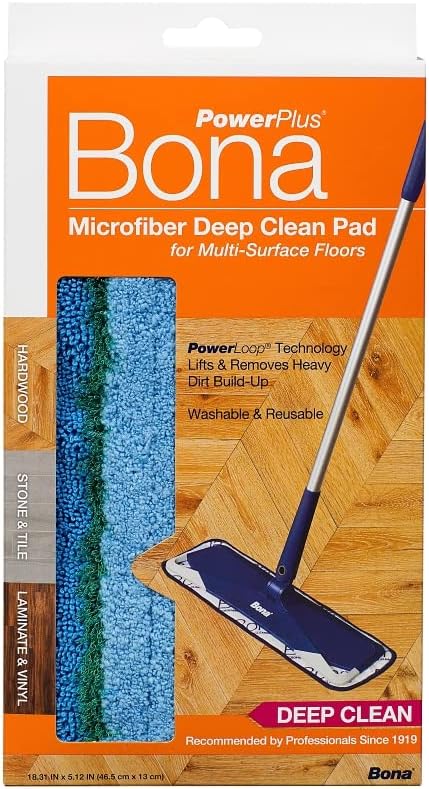 Bona PowerPlus Microfiber Deep Clean Pad Pack of 10