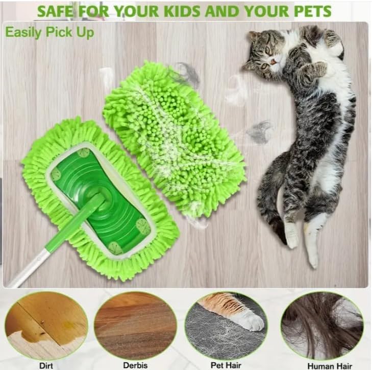 12Pcs Microfiber Mop Pads for Swiffer Sweeper