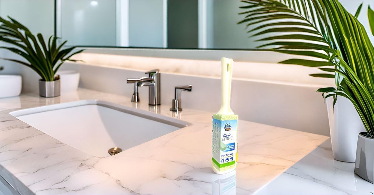 COMPAC HOME Magic-Stone Porcelain Cleaner with Handle 1