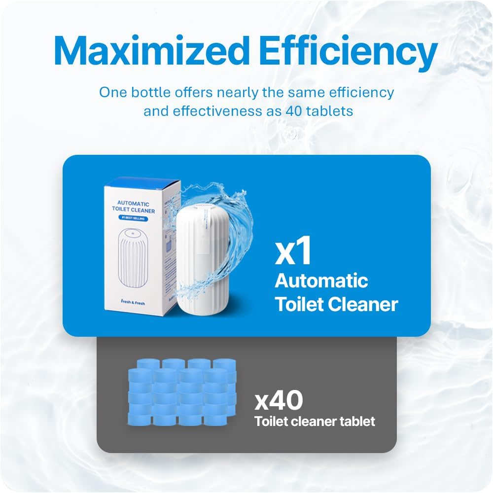 Fresh Fresh Automatic Toilet Bowl Cleaner 8 Bottles