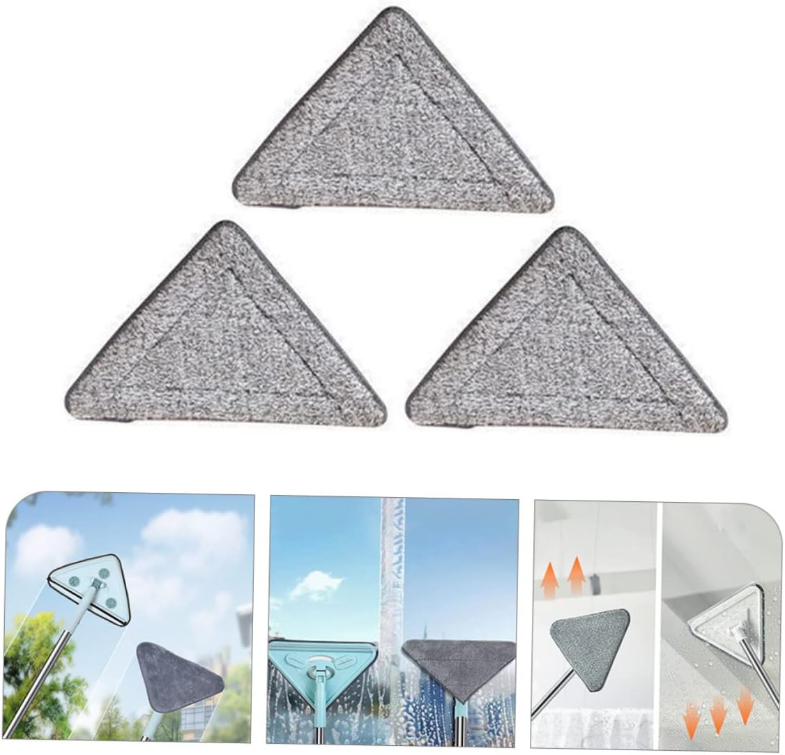 Minkissy 9pcs Triangle Mop Replacement Pads
