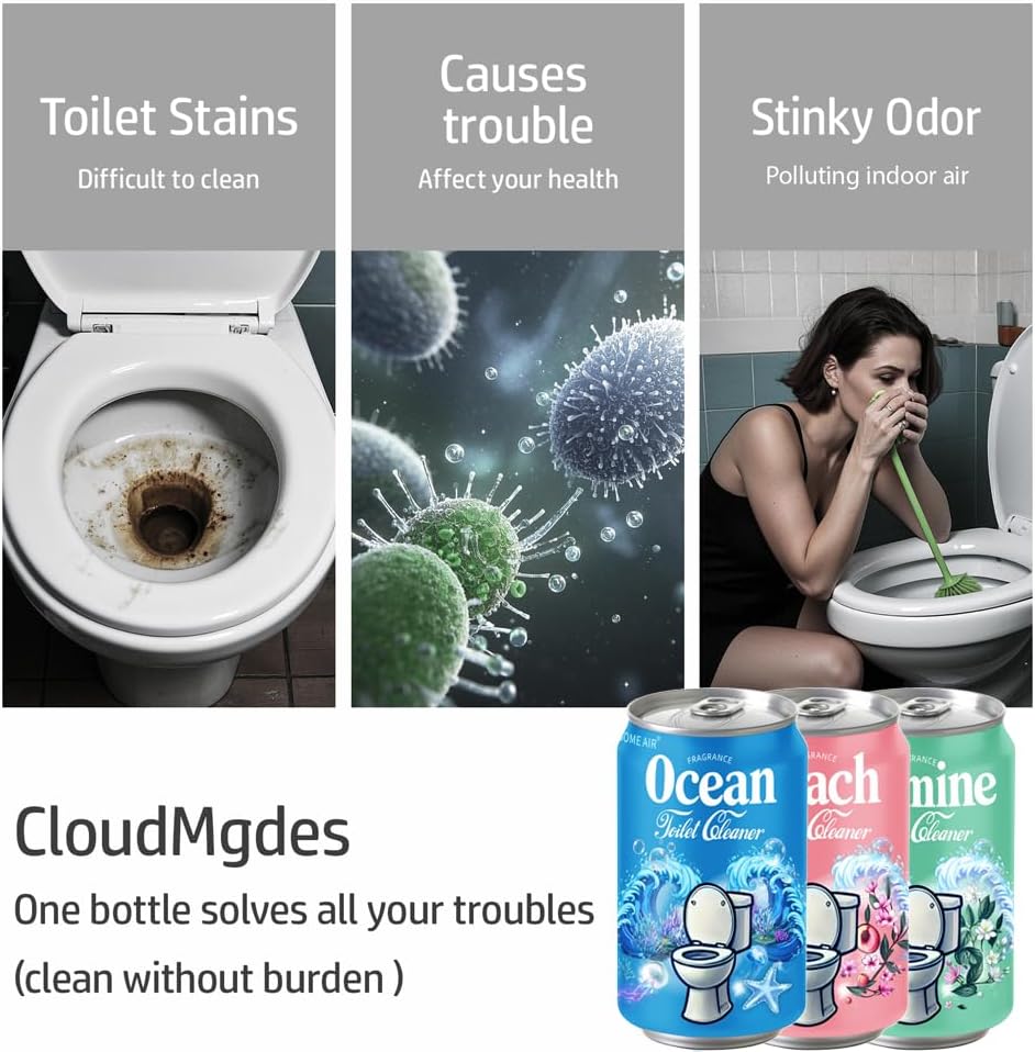 CloudMades Beverage Can Toilet Cleaner with Fresh Scent 1