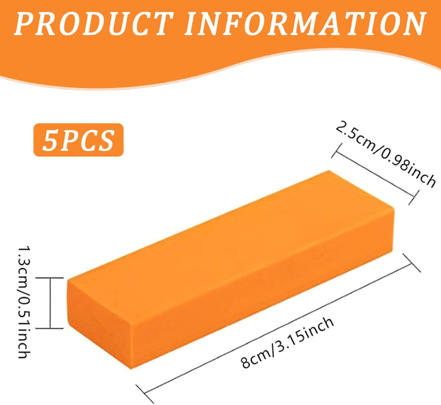 Wbaioluy 5PCS Stainless Steel Rust Eraser