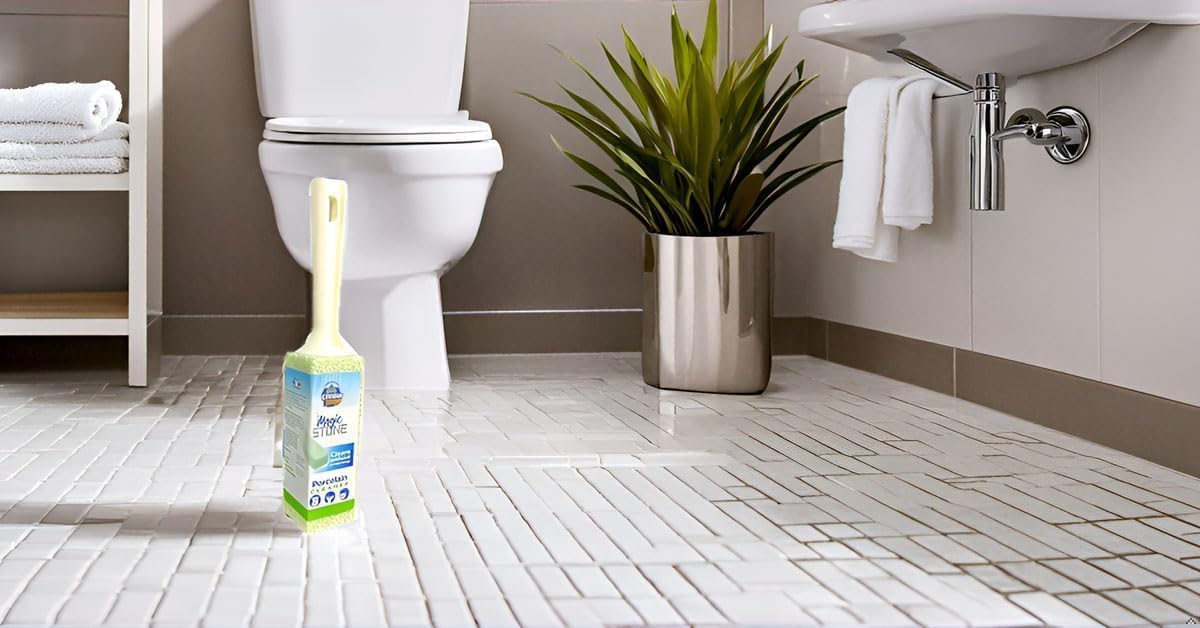 COMPAC HOME Magic-Stone Porcelain Cleaner with Handle 1