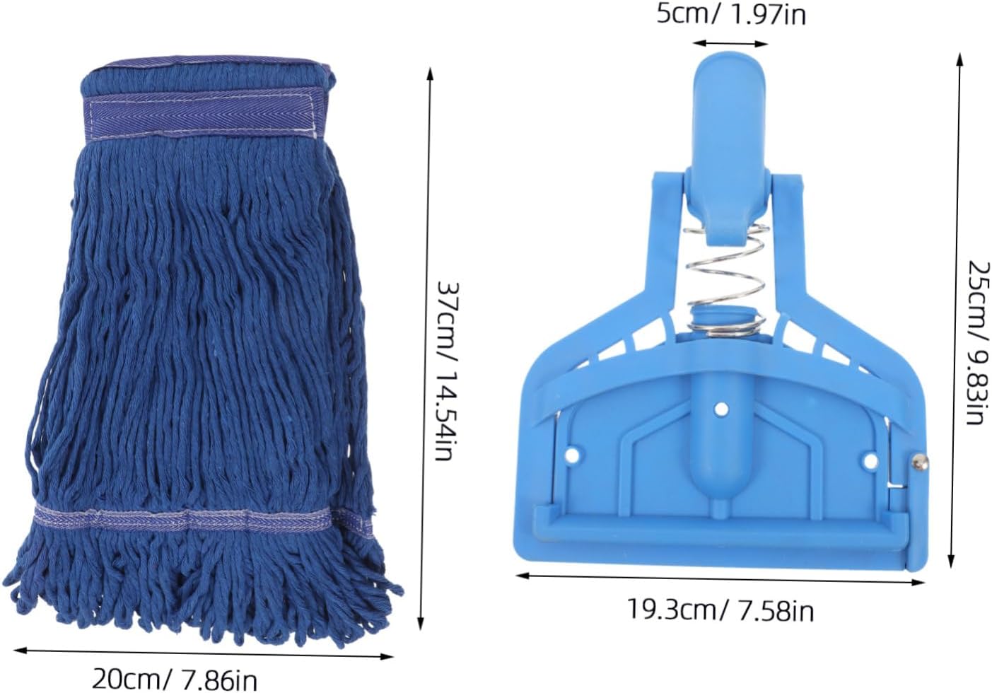 PACKOVE 2pc Cotton Mop Replacement Heads