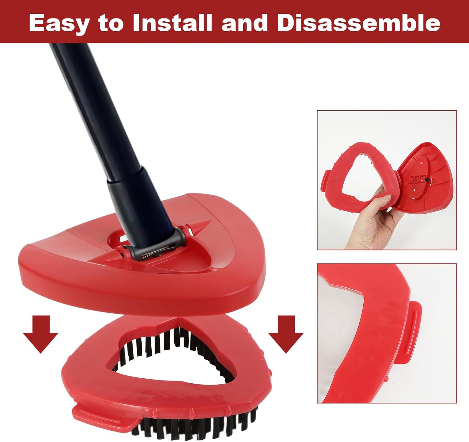 4 Pack Scrubber Mop Heads for O Cedar 1 Tank System