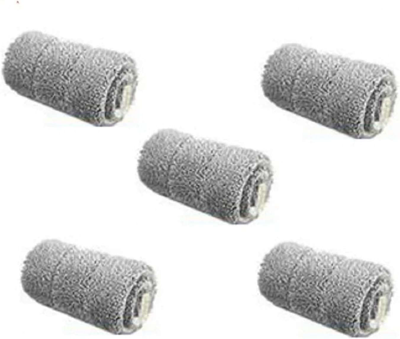 Vamarads 40cm Microfiber Mop Pad Replacement Kit 5pcs Gray
