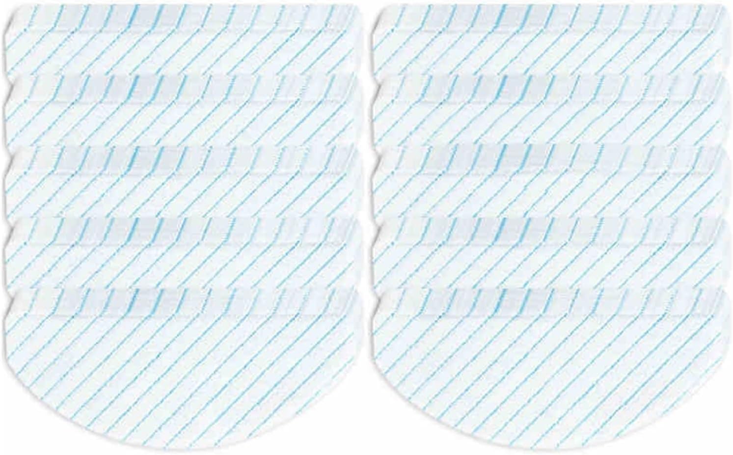100 Pack Light Yellow Disposable Mop Pads for Robot Vacuums