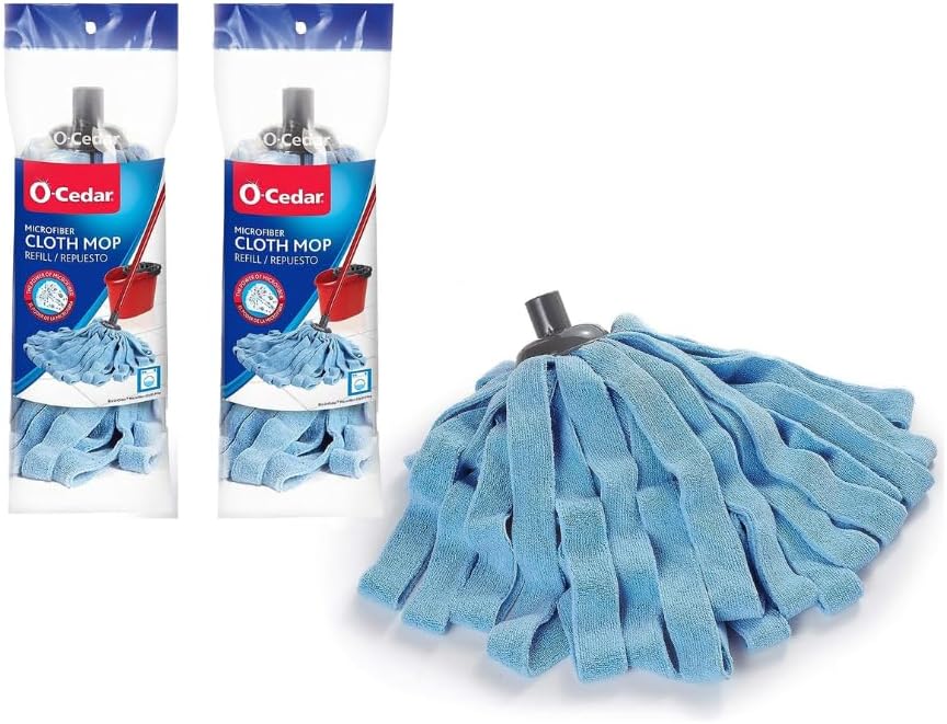 O-Cedar Microfiber Cloth Mop Refill Pack of 2 1