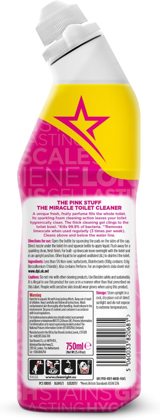 Stardrops The Pink Stuff Toilet Cleaner 750ml x 2