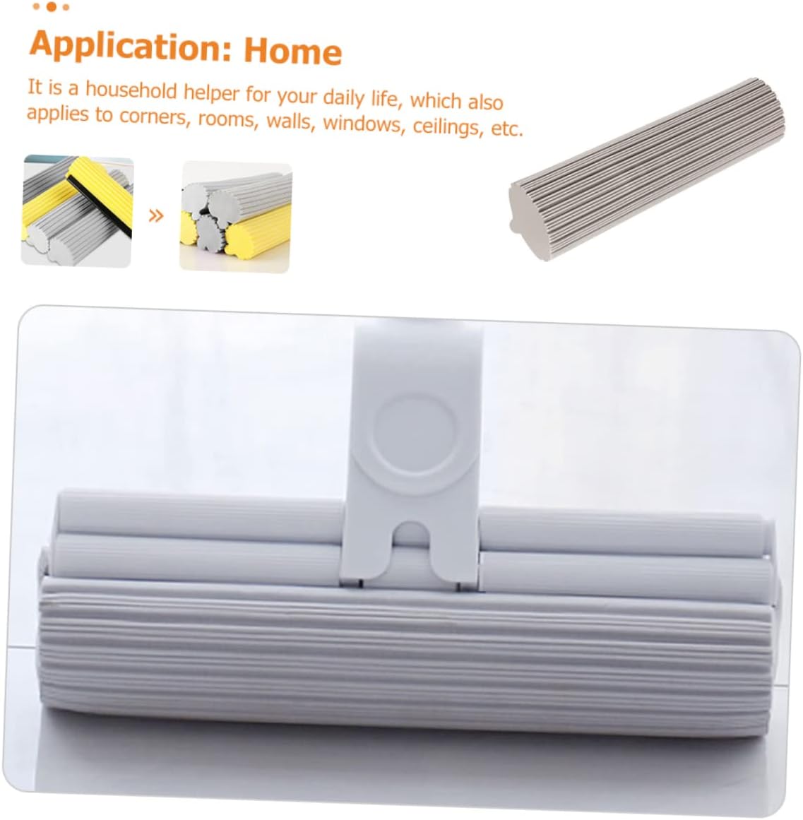 Ipetboom Sponge Mop Head Replacement for Tile Marble Wood Floors