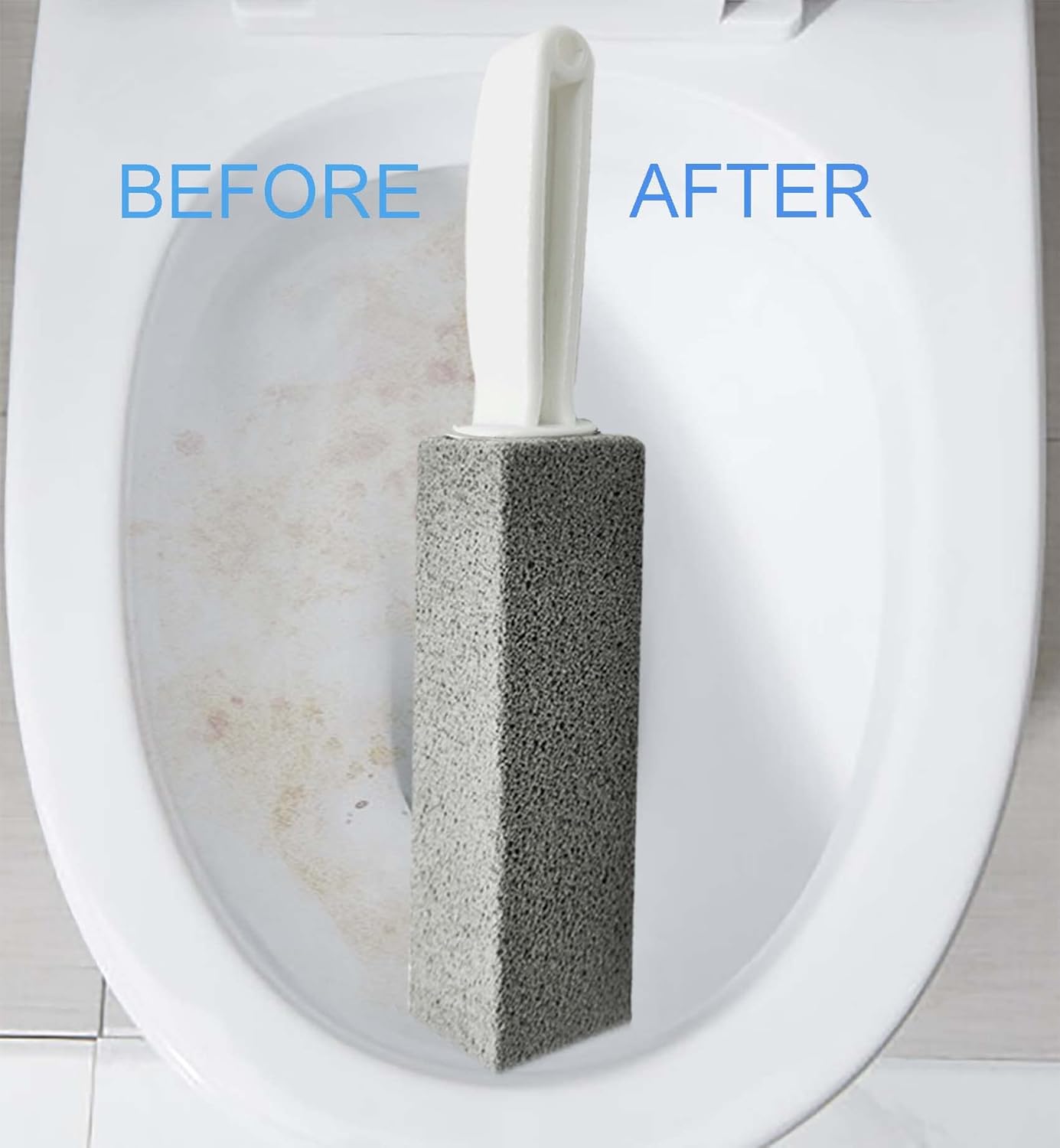 Eksjua 8 Pack Pumice Stone Toilet Cleaner with Handle 1