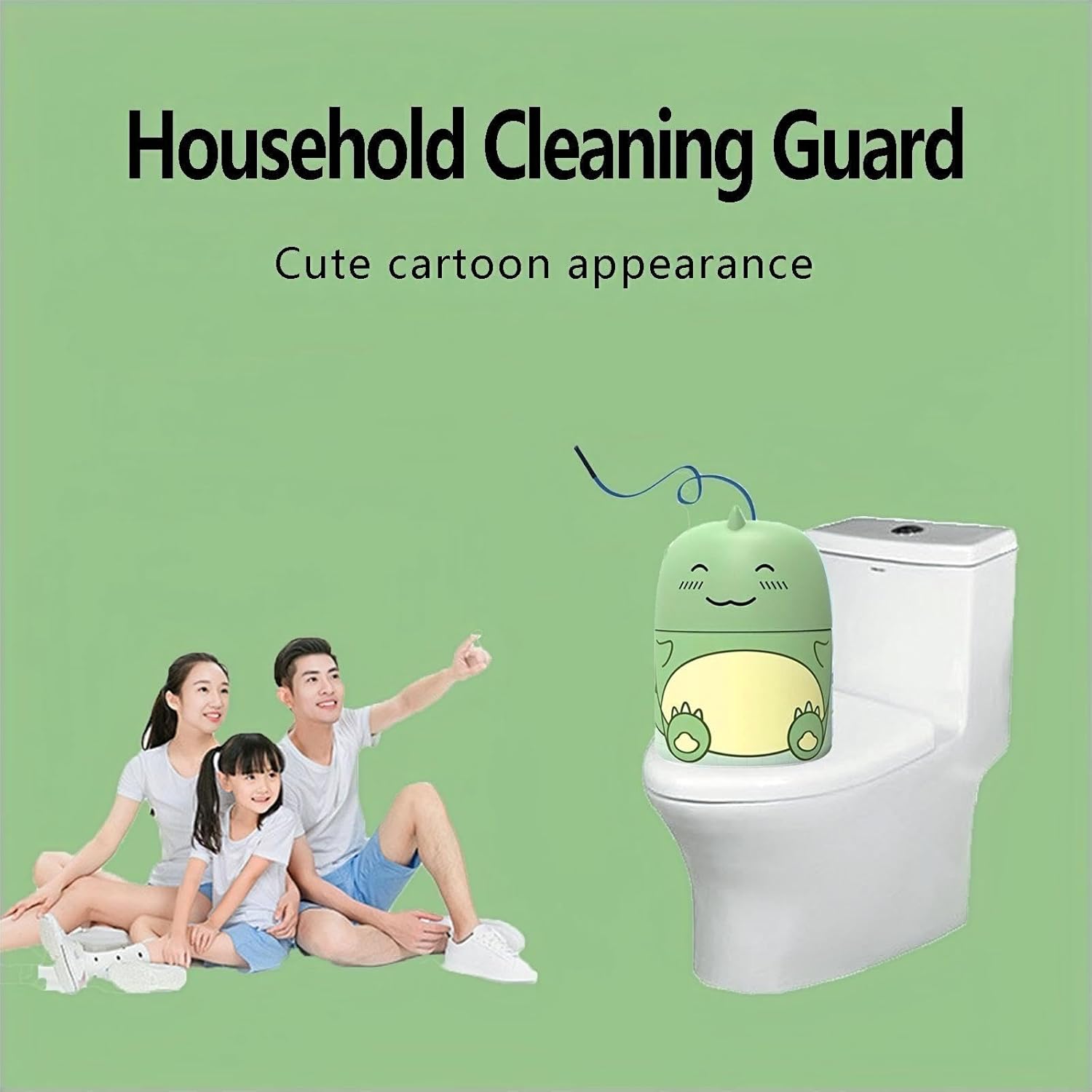 Crazy Clean Toilet Bowl Cleaner with Fresh Scent Green