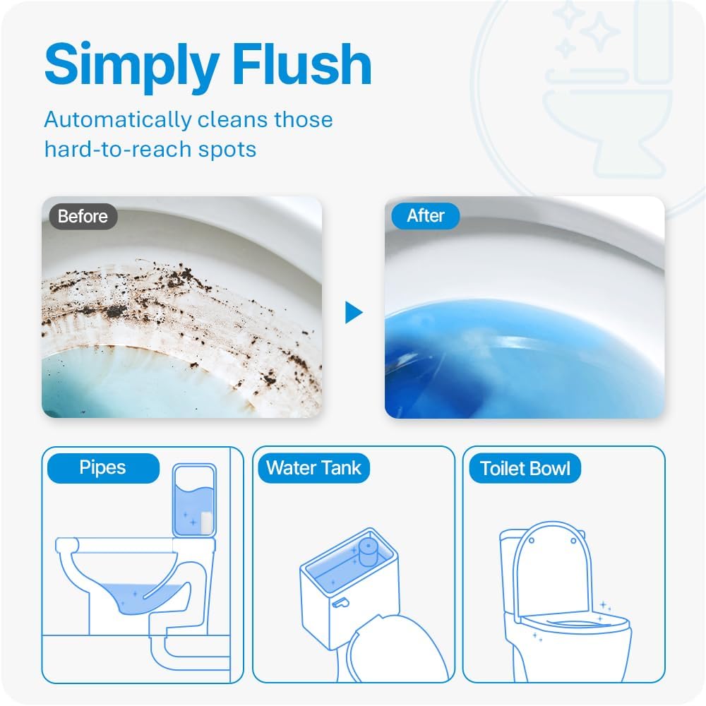 Fresh Fresh Automatic Toilet Bowl Cleaner 8 Bottles