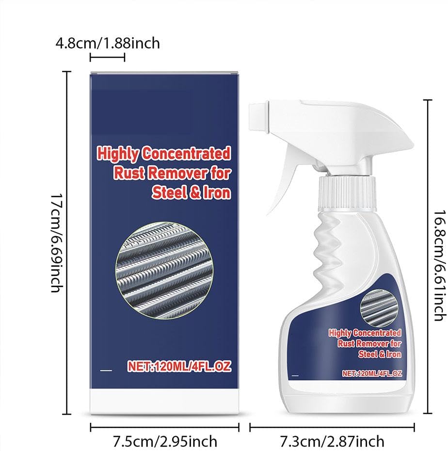 High Efficiency Rust Remover 120ml for Steel and Iron
