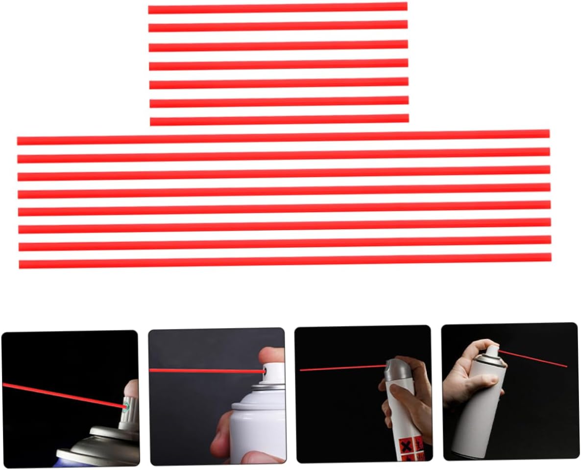 POPETPOP 40 Pcs Long Nozzle Spray Can Tubes for Rust Remover Extensions