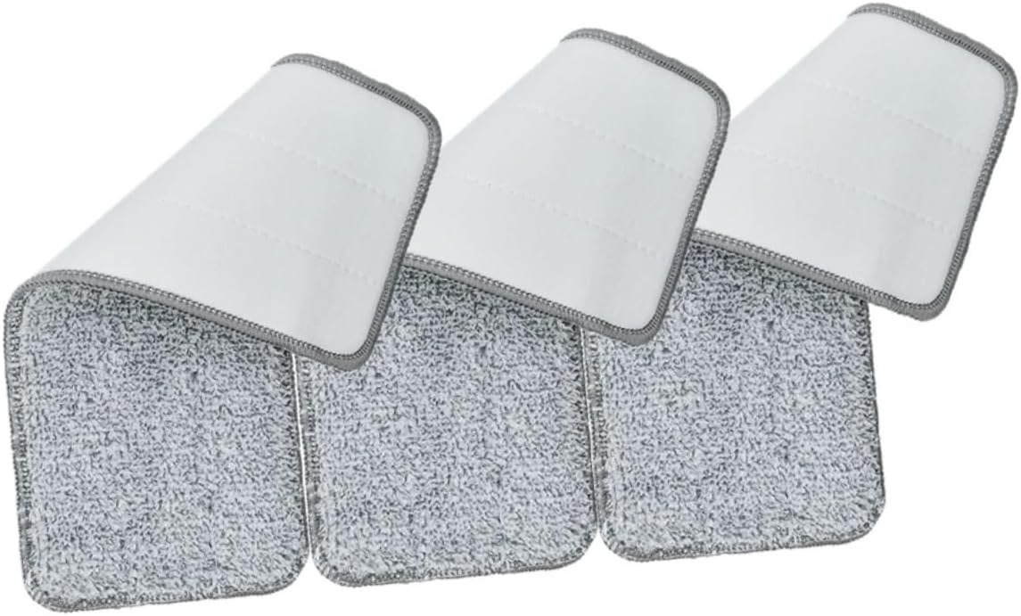 Ipetboom 3pcs Microfiber Mop Pads Replacement for Hardwood Tile Marble