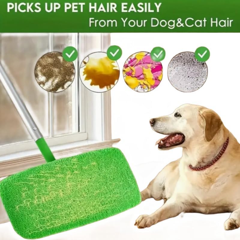 6Pcs Microfiber Mop Pads for Swiffer Sweeper - Washable Reusable Refills
