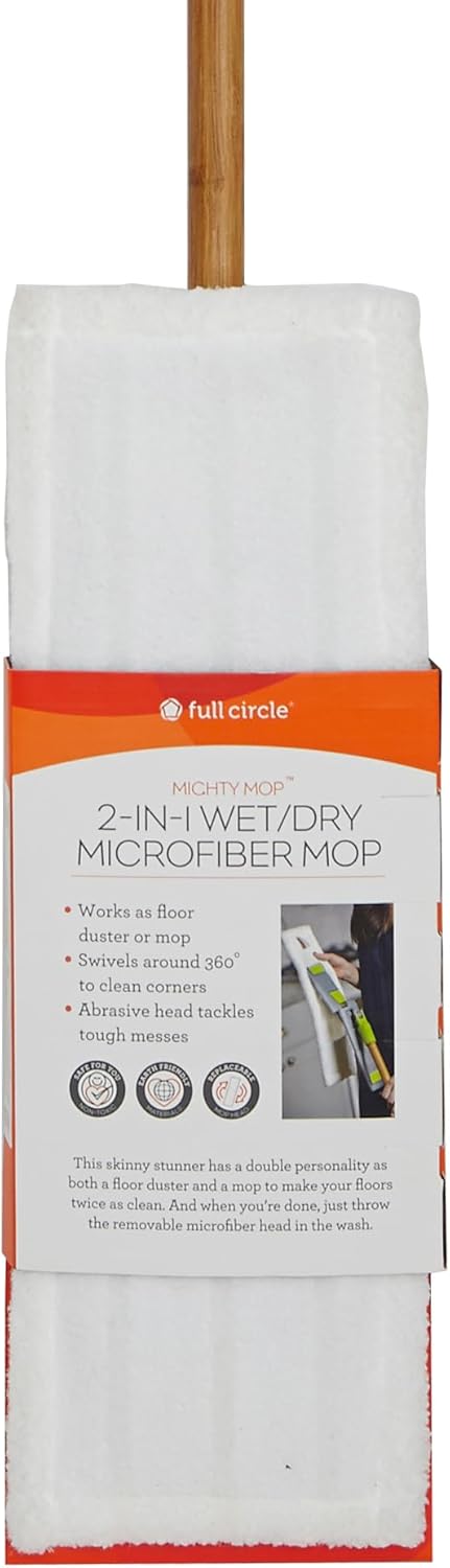 Full Circle Mighty Mop 2-in-1 Microfiber Head Replacement