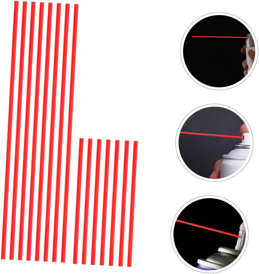 Uonlytech 40Pcs Rust Remover Spray Can Tubes with Long Nozzle Extensions