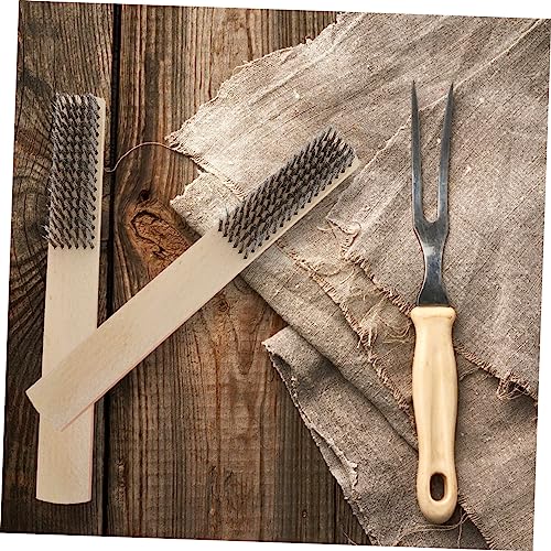 OKUMEYR 4pcs Stainless Steel Rust Removal Brush Set