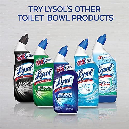 Lysol Bleach Free Toilet Bowl Cleaner 24 oz Pack of 4 1