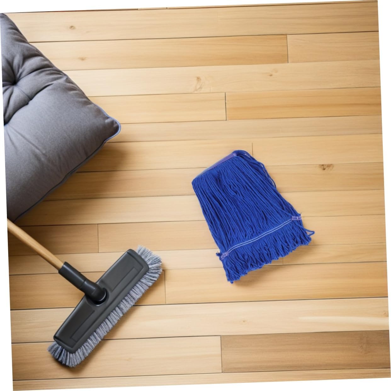 3pcs String Cotton Mop Head - Durable Washable Replacement