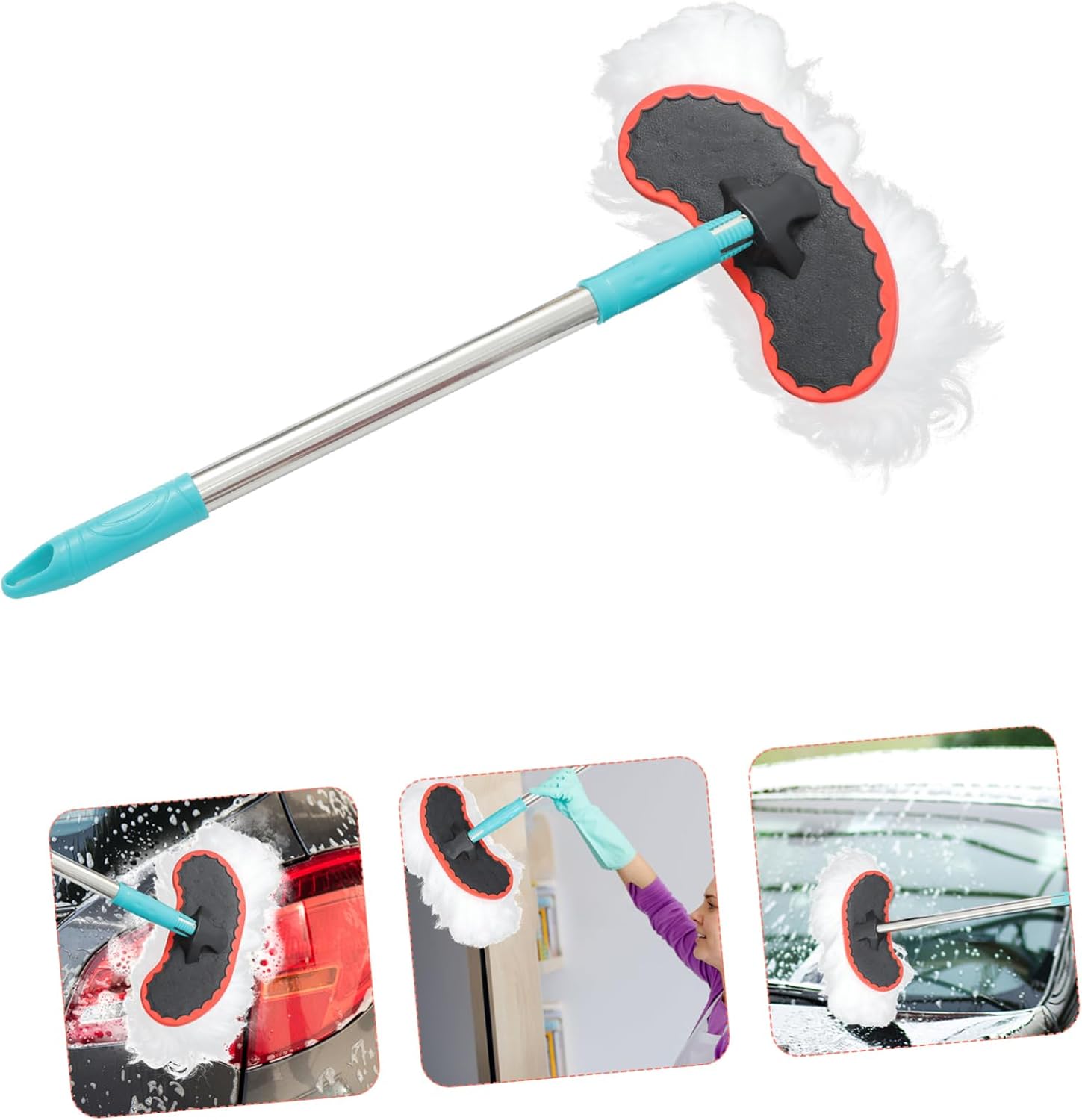 Multifunctional Retractable Mop for Car and Furniture Cleaning