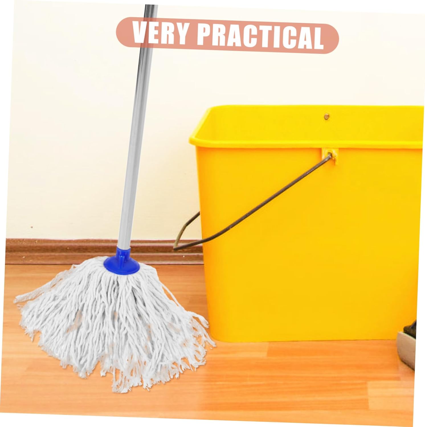 PACKOVE 3Pcs Cotton Yarn Mop Head Refill