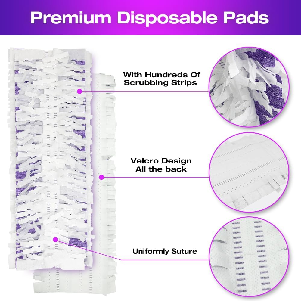 Home Times 10 Reusable Mop Pads for Swiffer Power Mop