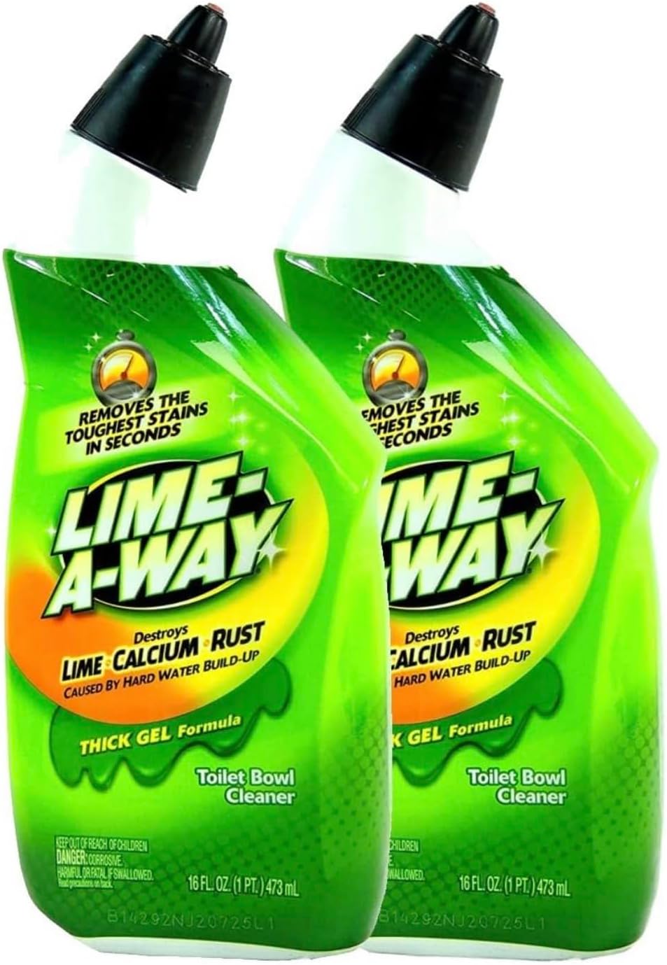 Lime-A-Way Toilet Bowl Cleaner 16oz Pack of 2