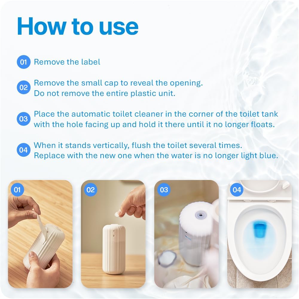 Fresh Fresh Automatic Toilet Bowl Cleaner 8 Bottles